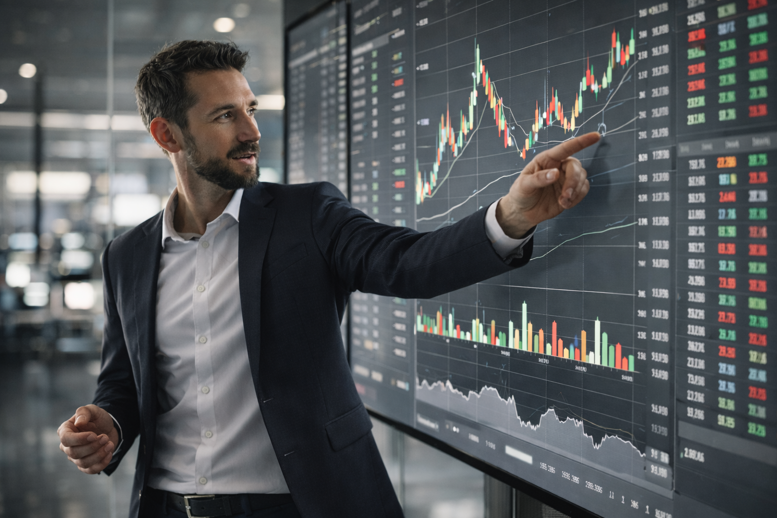 Executive boardroom discussing AI investment strategy